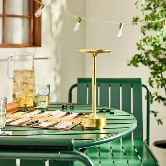 Hearth & Hand with Magnolia Wireless LED Tabletop Lamp Rechargeable Gold NWT - Picture 3 of 10